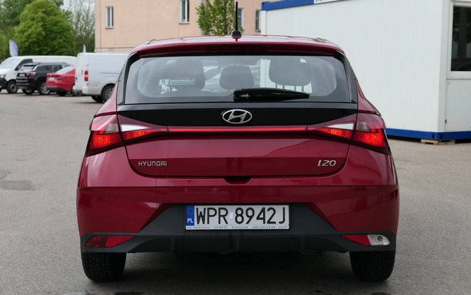 Hyundai i20 cena 58900 przebieg: 37000, rok produkcji 2021 z Łuków małe 121
